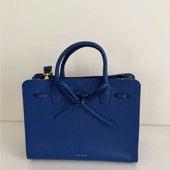 Mansur Gavriel Handbags - Mansur Gavriel Cobalt Blue Leather Tote